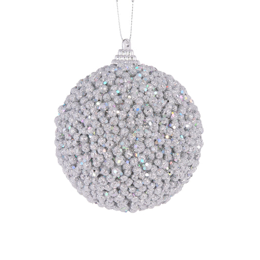 Silver Pebbles Bauble