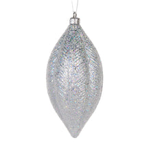 Load image into Gallery viewer, Silver Feather Drop Bauble
