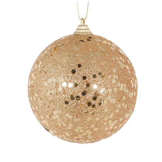 Gold Metallic Speckle Bauble