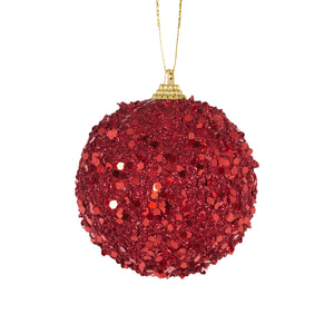 Red Sparkles Bauble