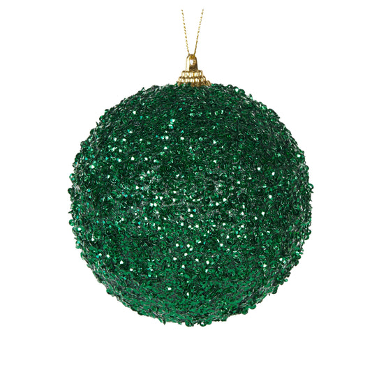 Emerald Green Sugar Bauble