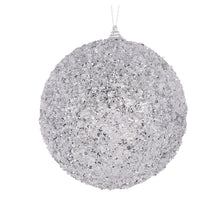 Load image into Gallery viewer, Xl Silver Crystals Bauble
