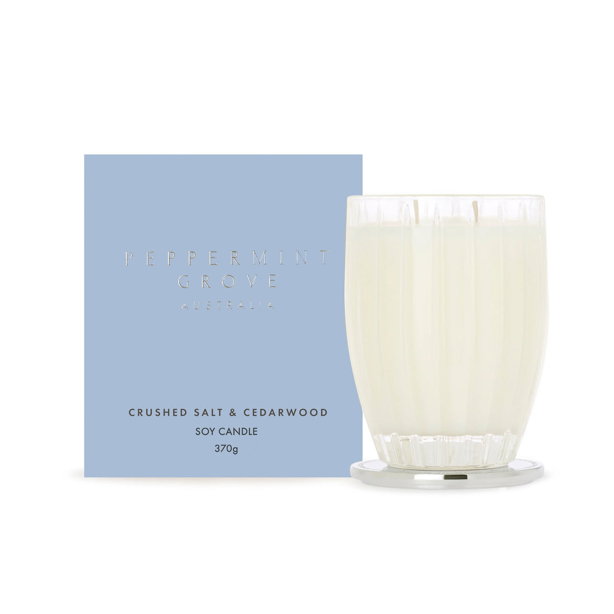 Crushed Salt & Cedarwood Candle 370g