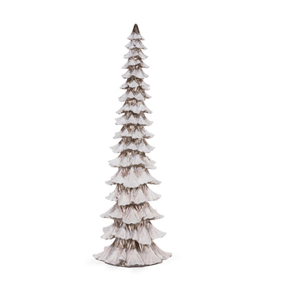 77.3Cm Layered Nordic Tree Silver