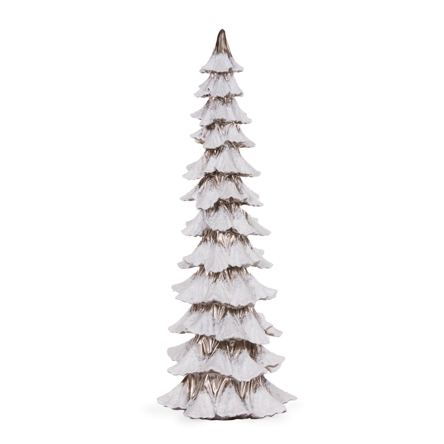 56.4Cm Layered Nordic Tree Silver