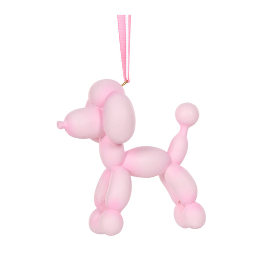 Light Pink Poodle Balloon Hanging