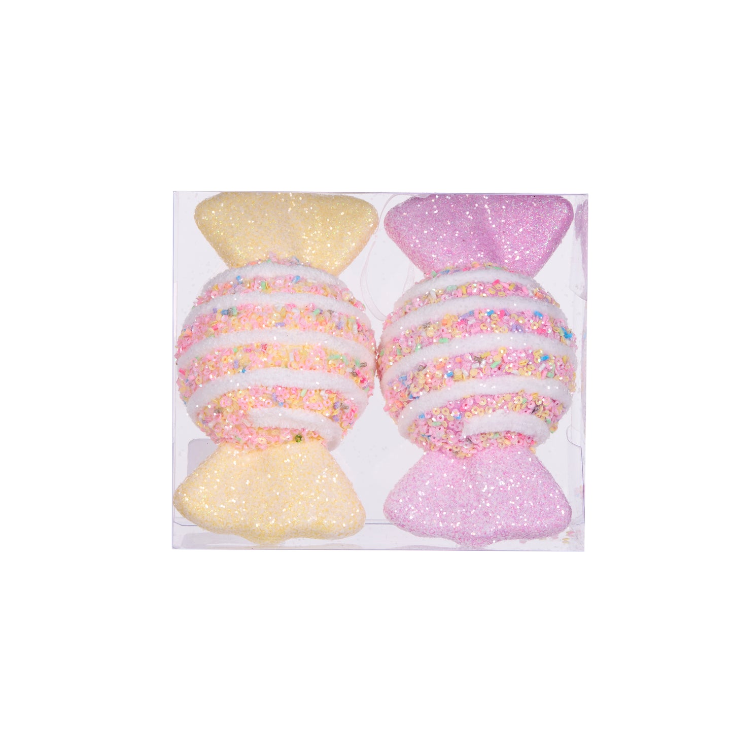 2Pk Pastel Sprinkles Wrapped Lollies