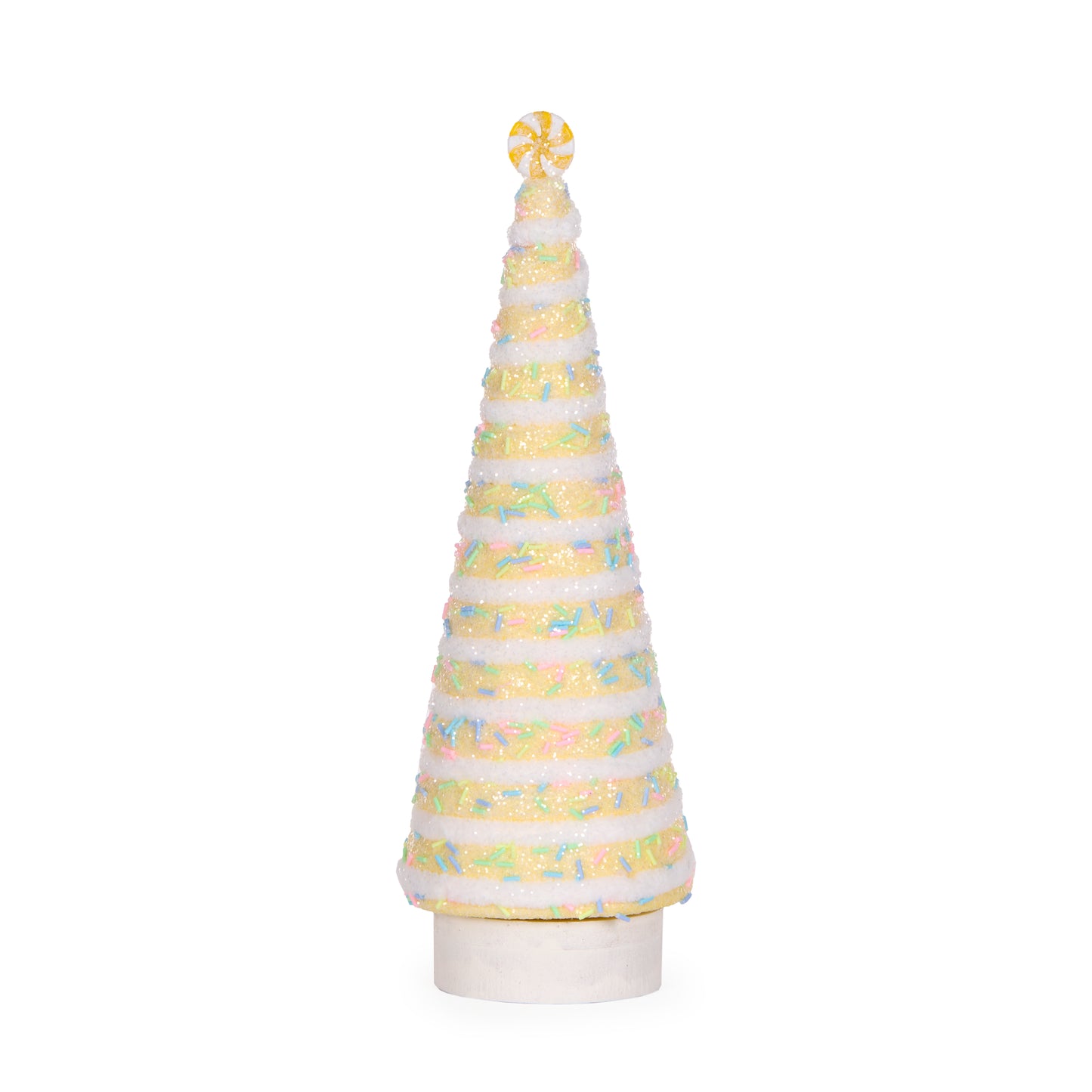 32Cm Sprinkles Cone Tree