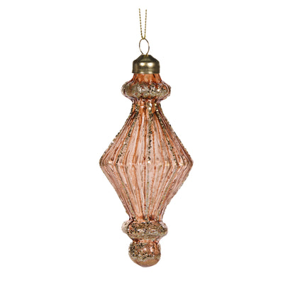 Copper Lined Diamond Finial