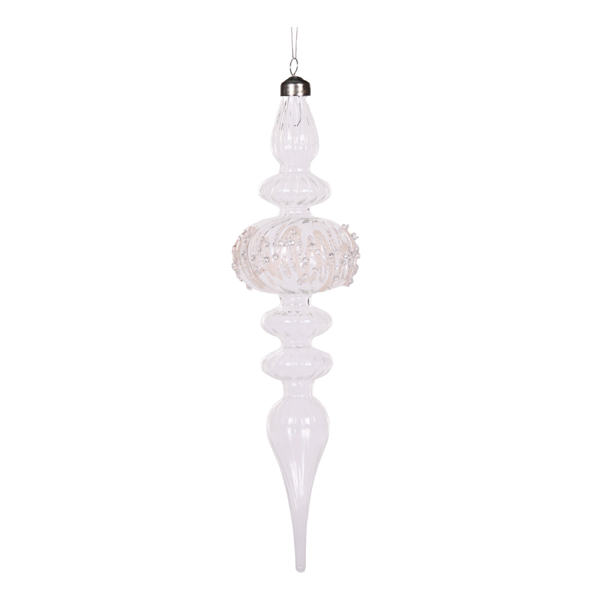 Clear Embellished Finial