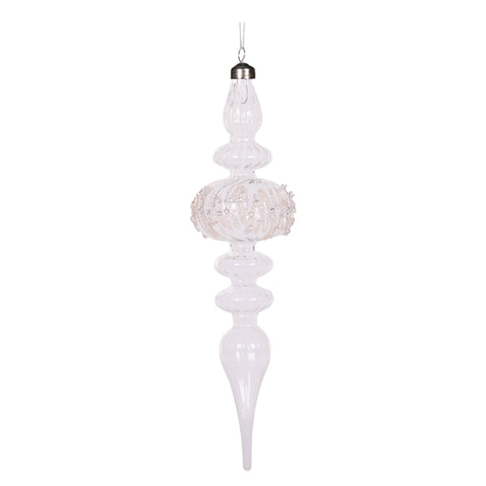 Clear Embellished Finial