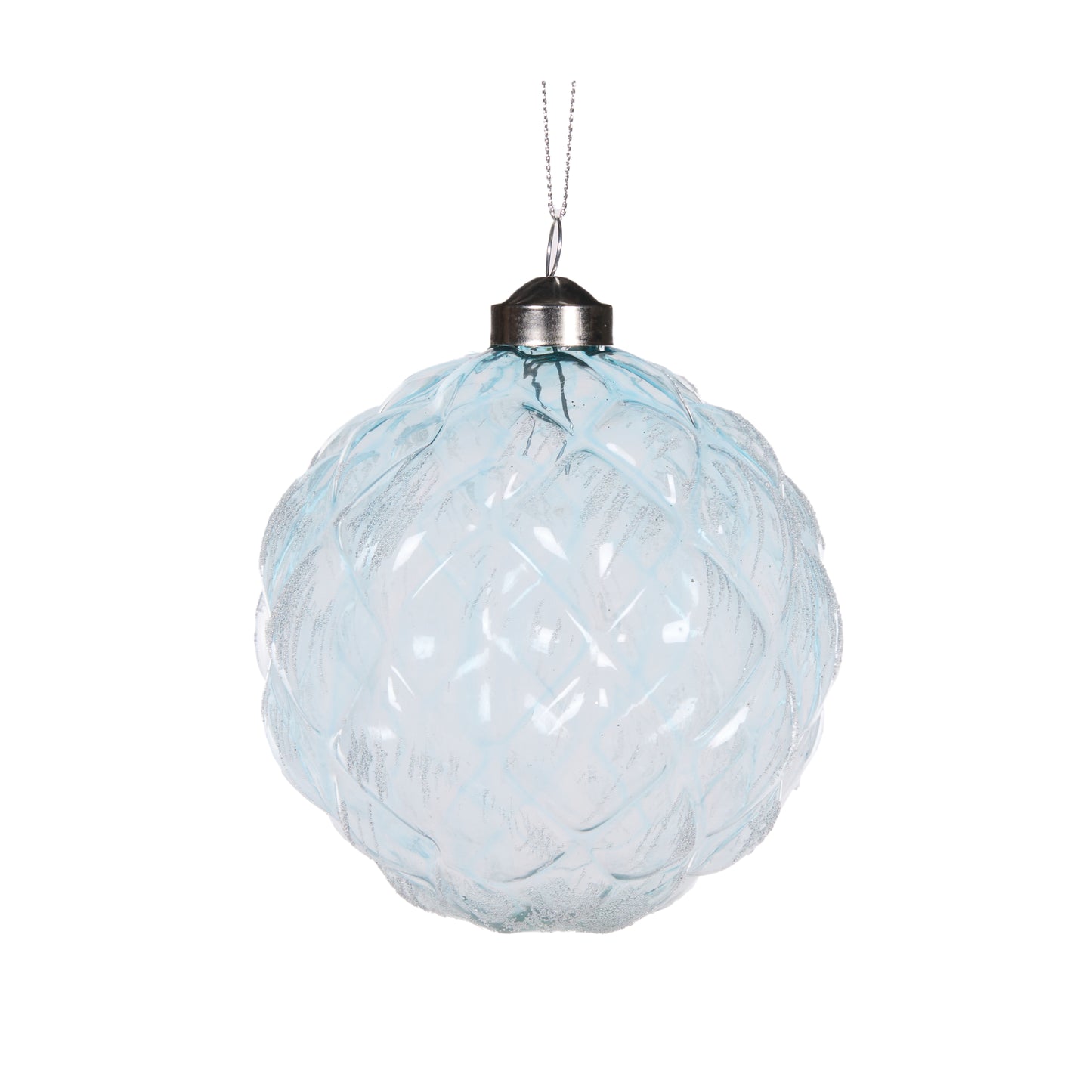 Sea Mist Quilted Bauble