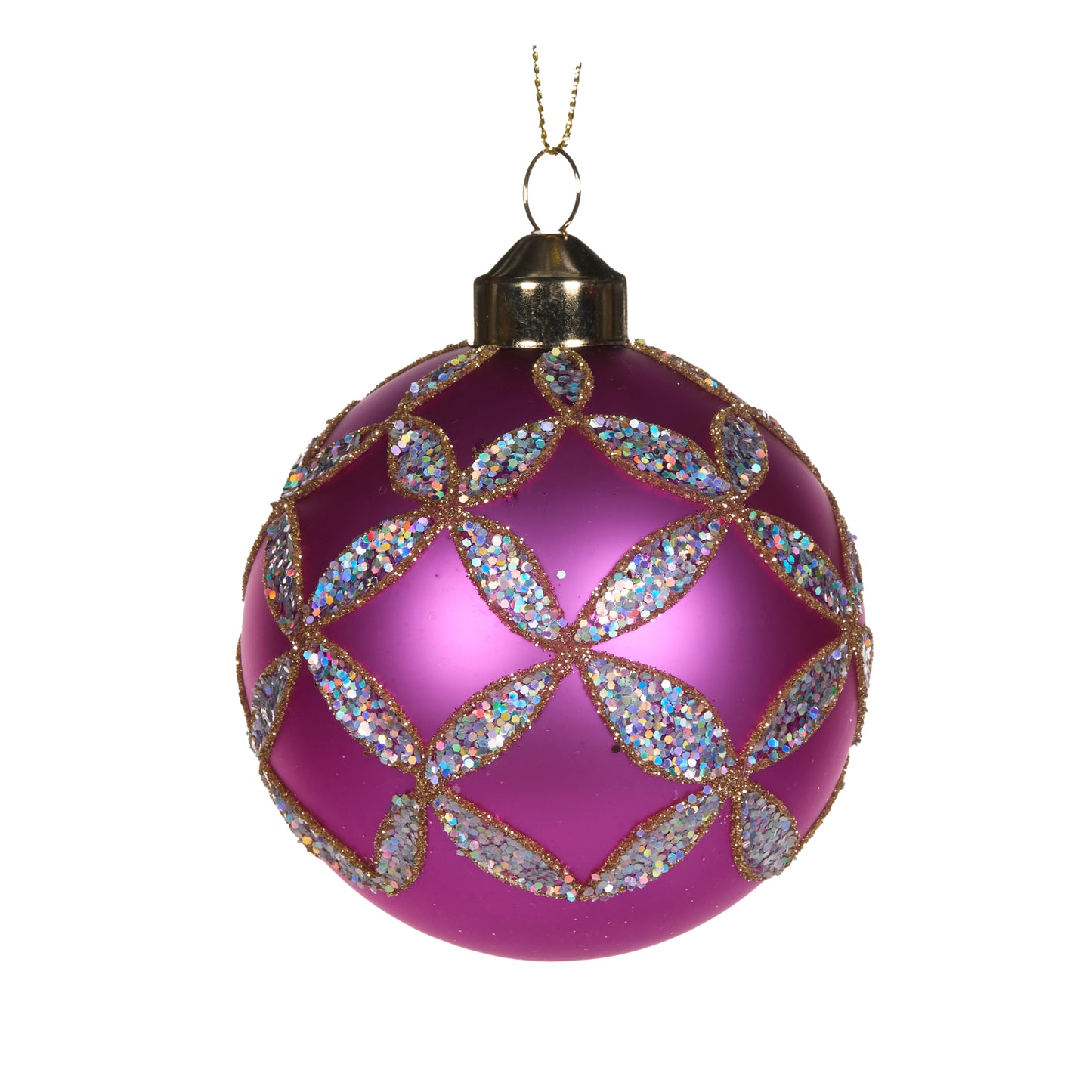 Pearl Magenta Floret Bauble