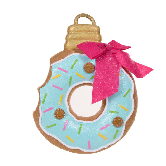 Pastel Blue Doughnut Wreath