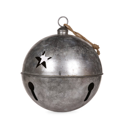 60cm Antique Silver Bell