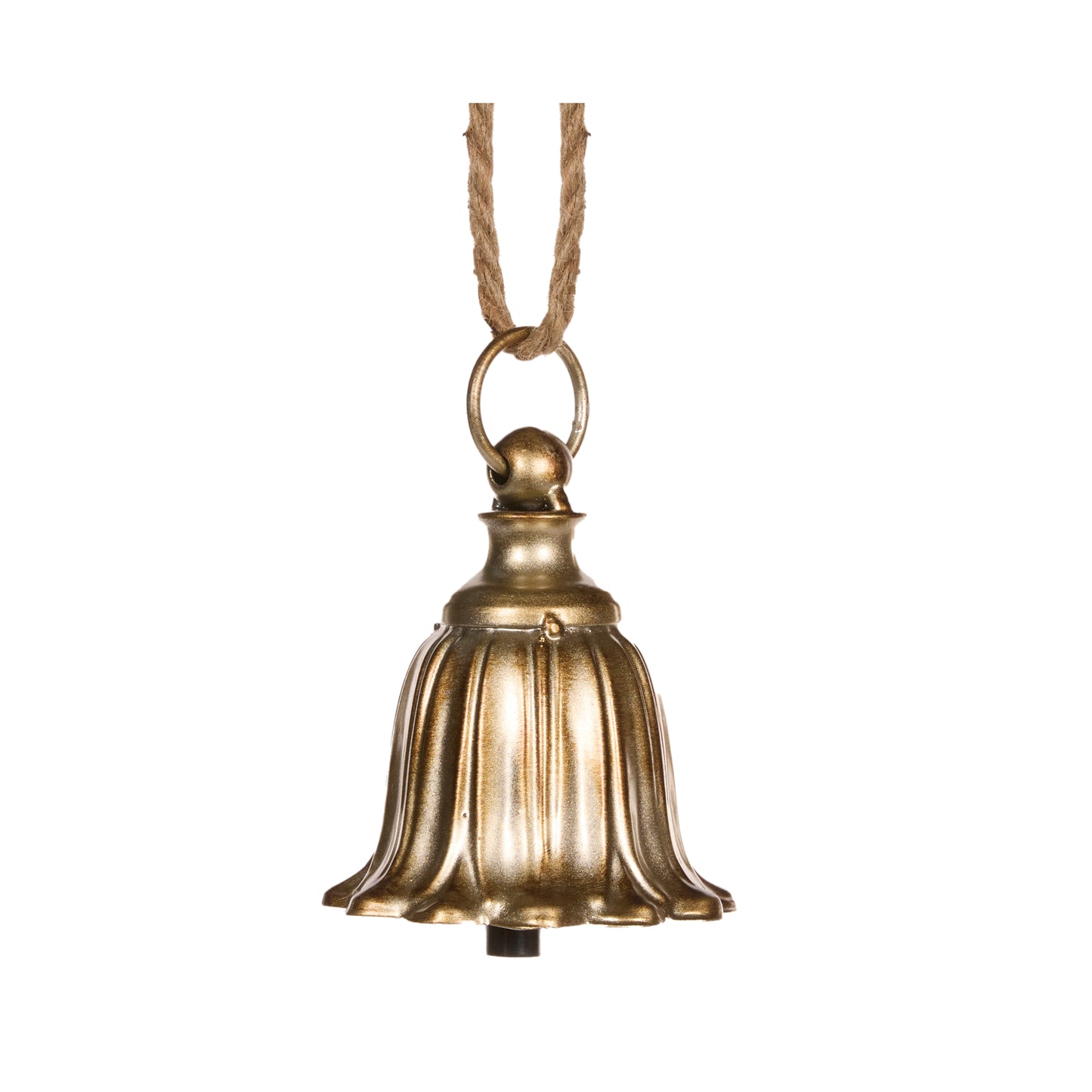 Antique Copper Flower Bell