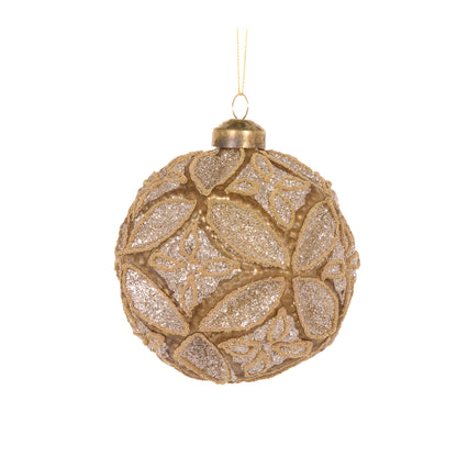 Vintage Gold Diamond Cut Bauble