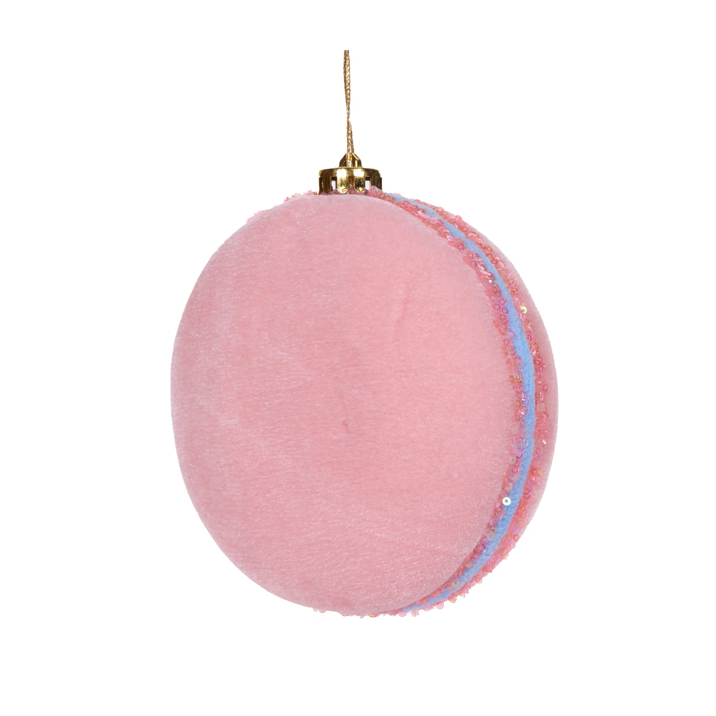 Pink Velour Macaron Hanging