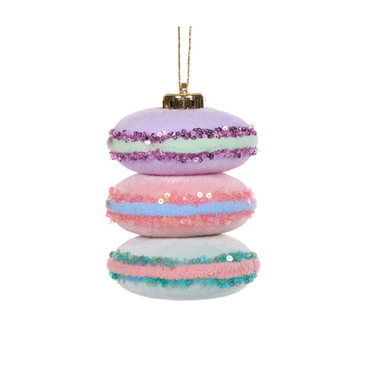 Velour Macaron Stack Hanging