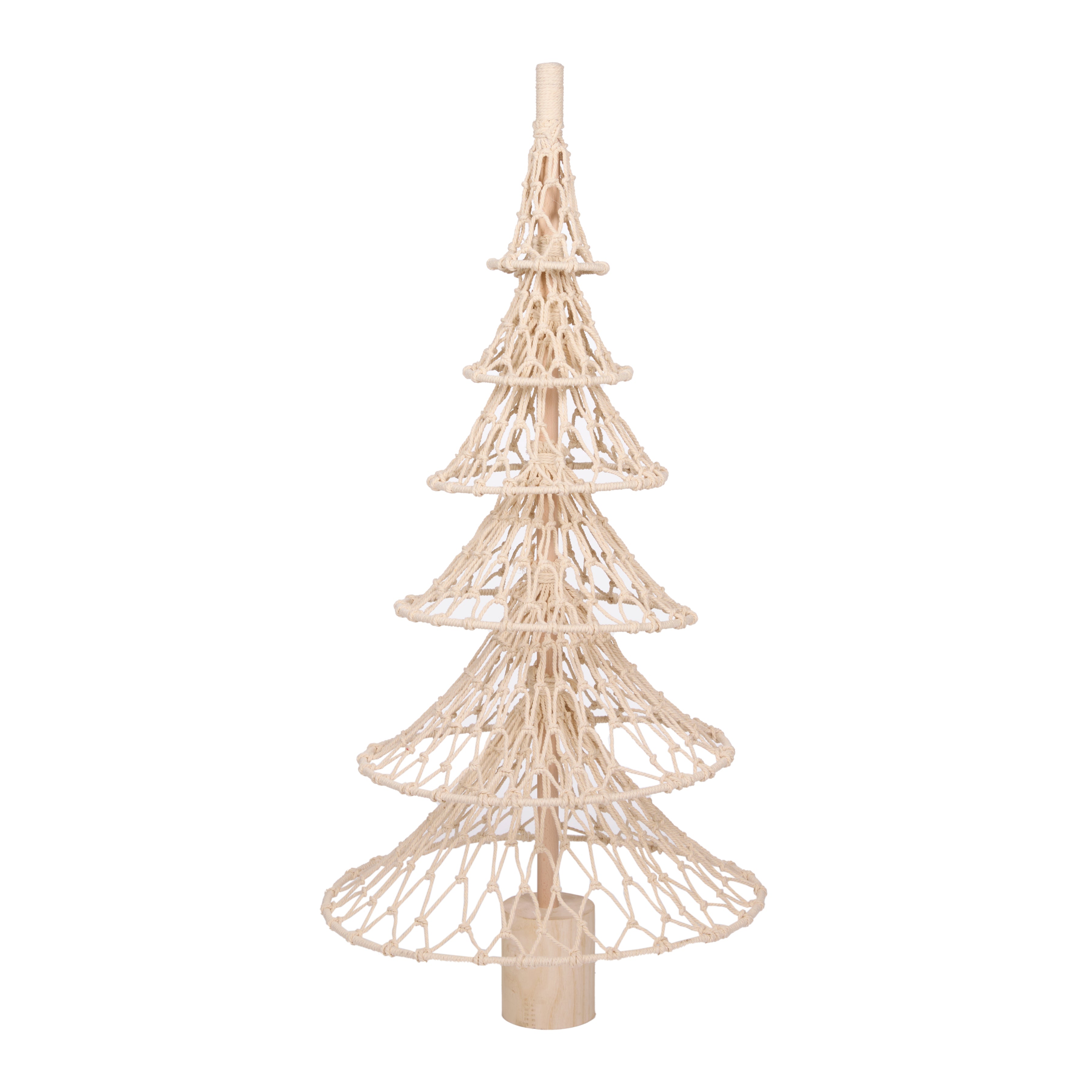 110Cm Natural Rope Tree – Holly & Ivy