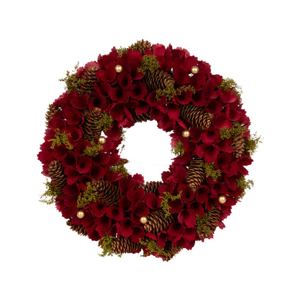 34 Cm Luxe Traditional Pine Wreath