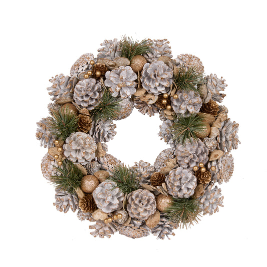 34 Cm Winter Woodland Wreath