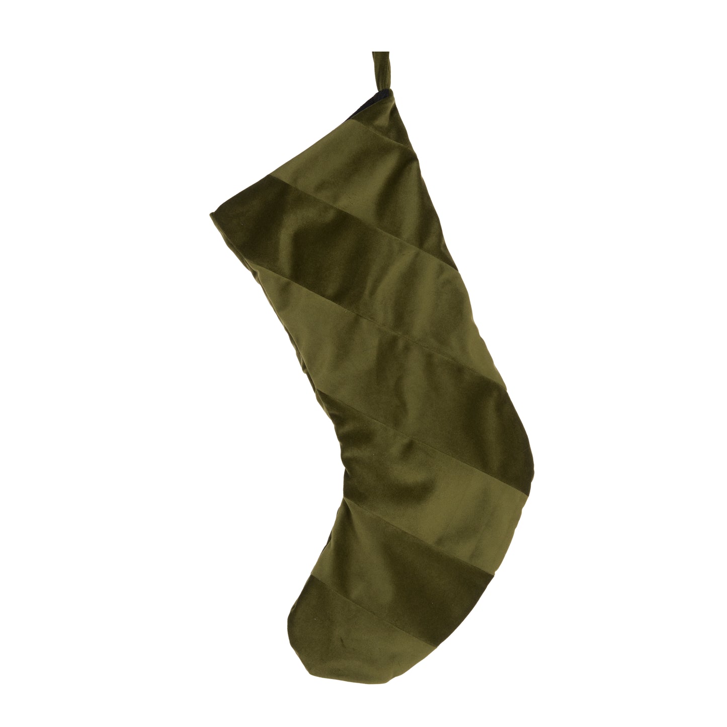 Luxe Green Velvet Stocking