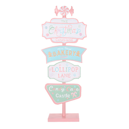 Pastel Lollipop Lane Sign