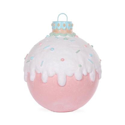 50Cm Pastel Piped Bauble Decor