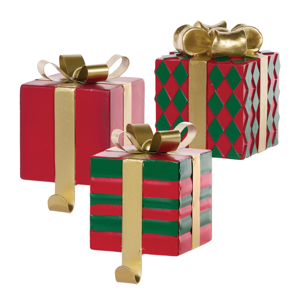 Traditional Stripe Gift Box Stocking Holder – Holly & Ivy