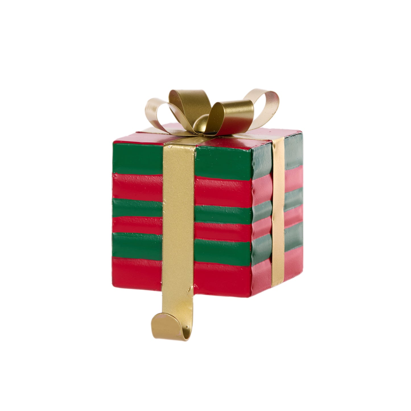 Traditional Stripe Gift Box Stocking Holder