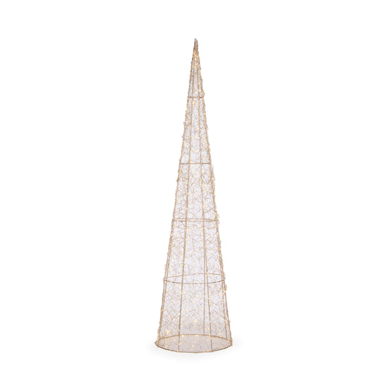 100 Cm Illuminated Cone Tree