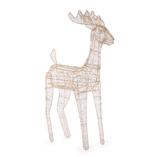 80 Cm Illuminated Reindeer