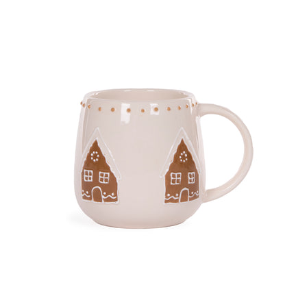 Ceraminc Gingerbread House Mug