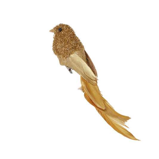 Elaborate Gold Clip Bird