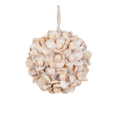 9 Cm Coastal Pearl Bauble