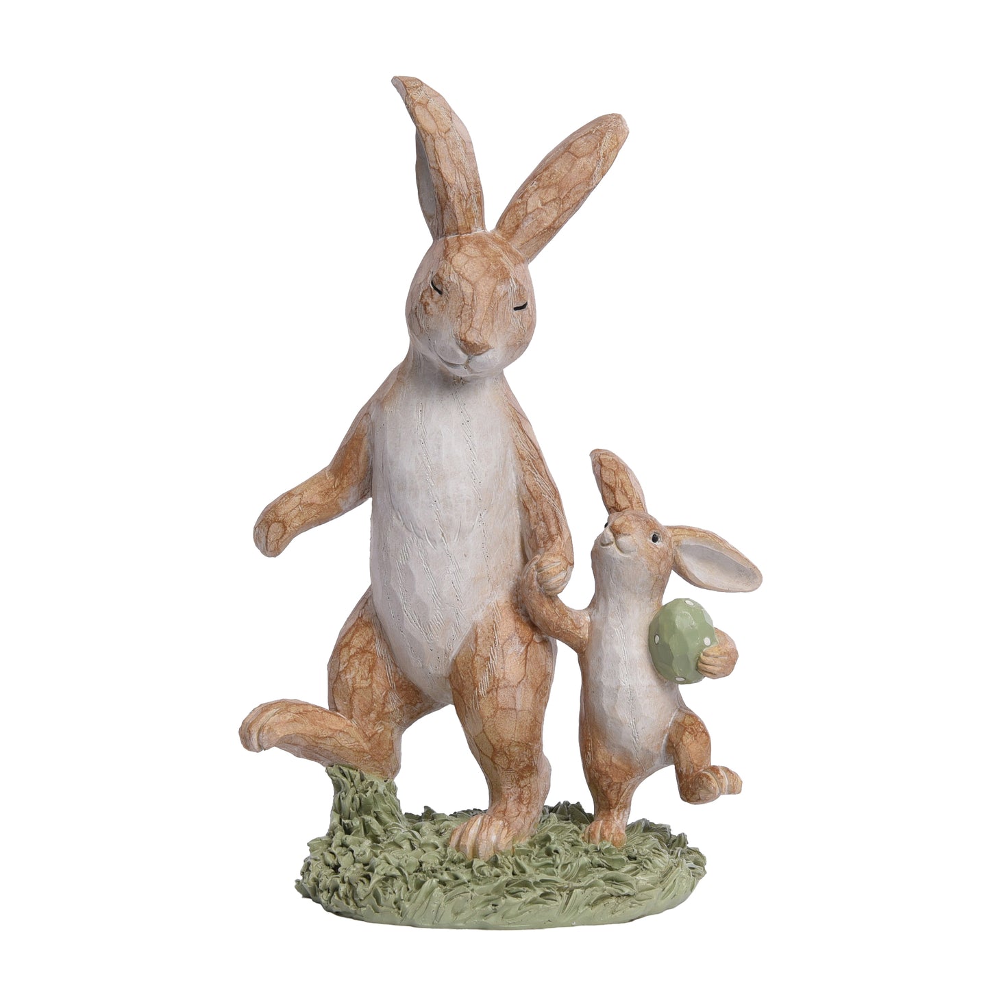 Rustic Etched Bunnies Wandering