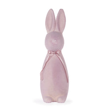 Load image into Gallery viewer, Xl Flocked Rabbit With Bow Lilac
