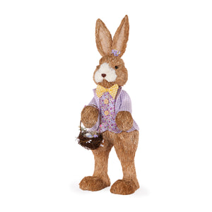 Leroy Rabbit Standing With Basket