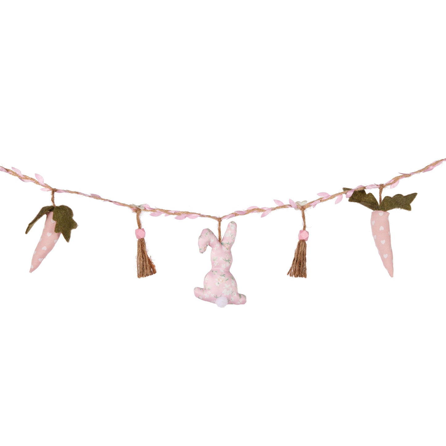 Rosette Rabbit And Carrot Garland