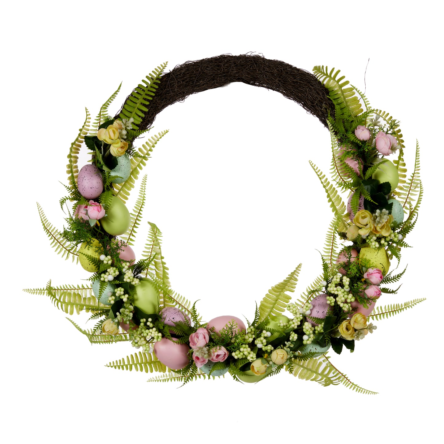 70 Cm Pastel Egg Garden Wreath