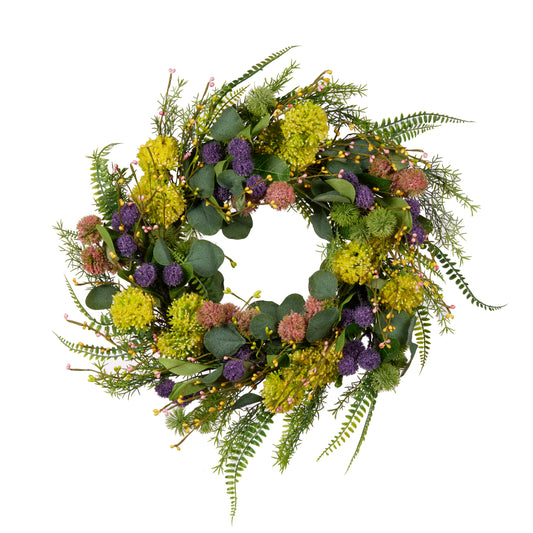 56 Cm Meadow Flora Wreath