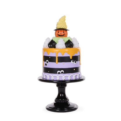 Candy Piped Pumpkin Cake