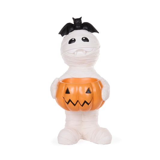 63 Cm Mummy Holding Jack-Lantern