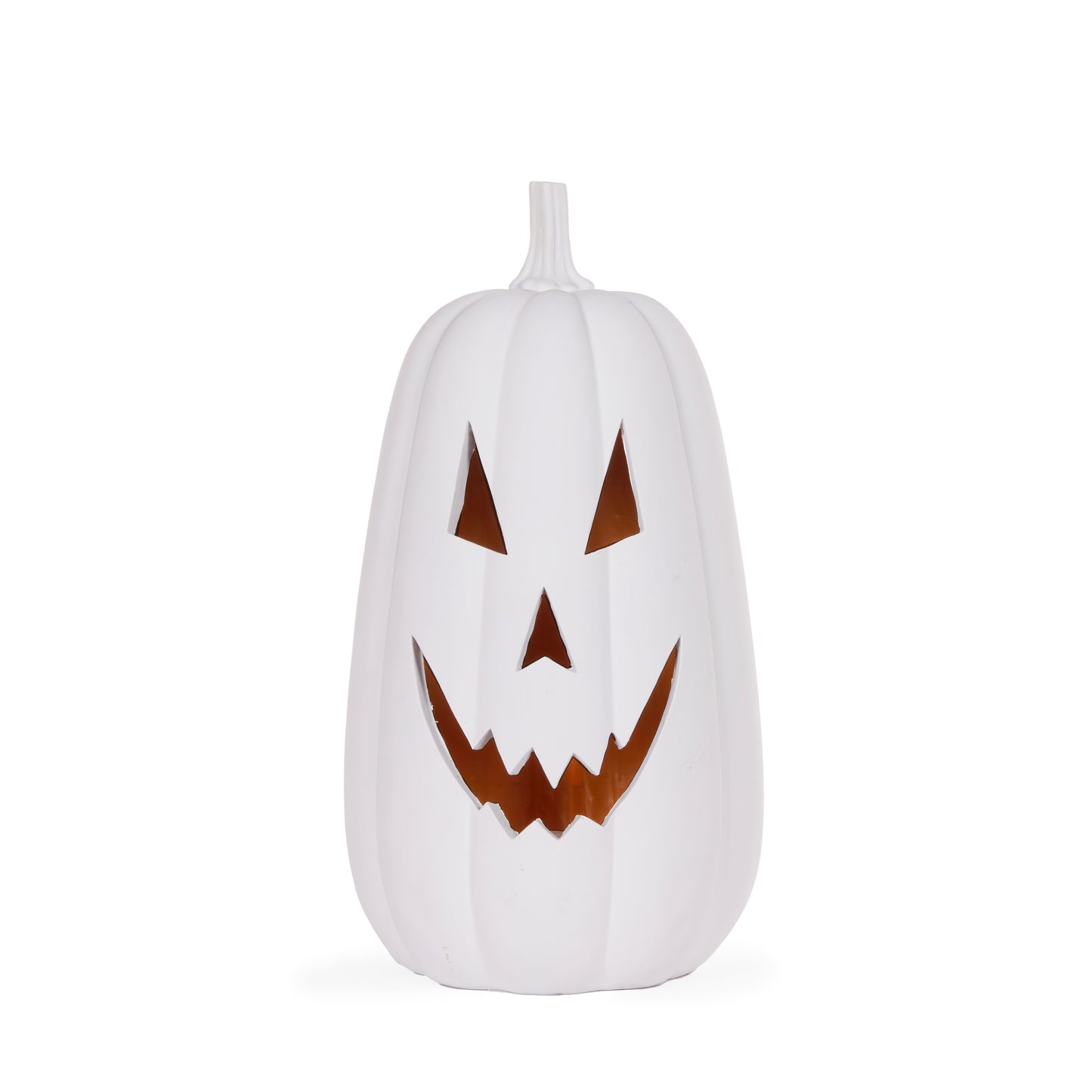 43.5 Cm White Jack-O-Lantern