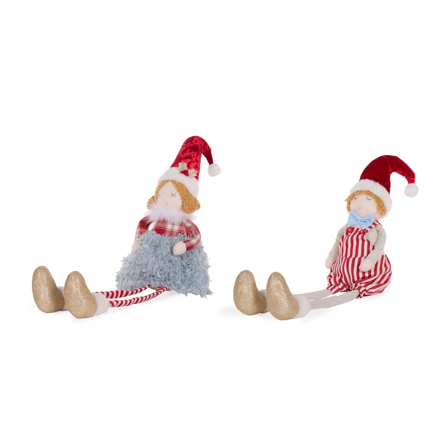 Sitting Candy And Cane Elves
