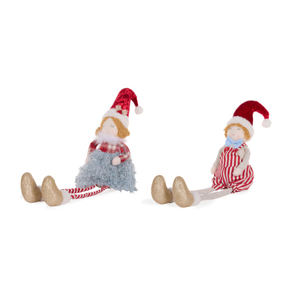 Sitting Candy And Cane Elves