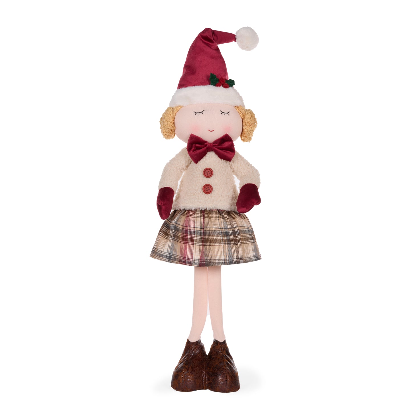 Standing Jasper And Holly Elves