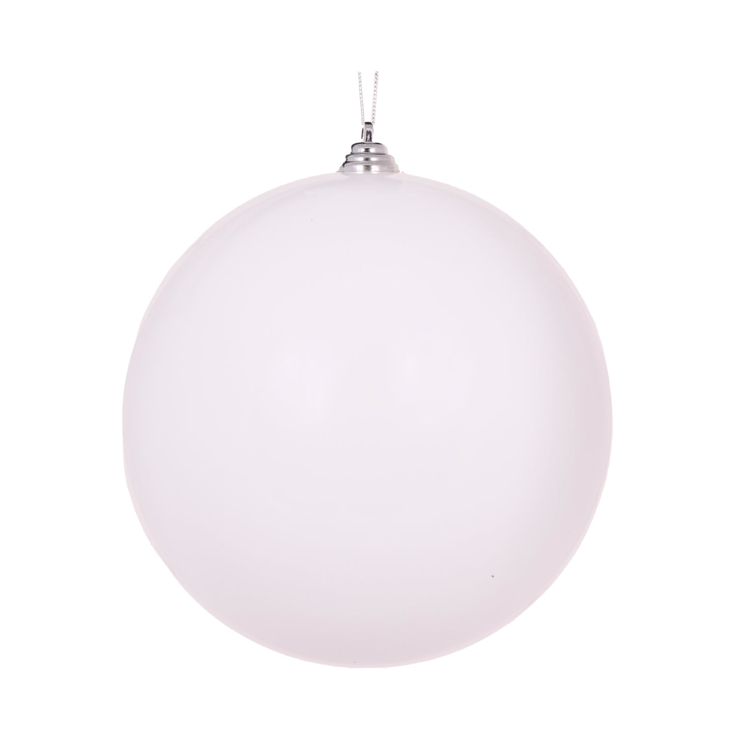 20 Cm White Pearl Bauble