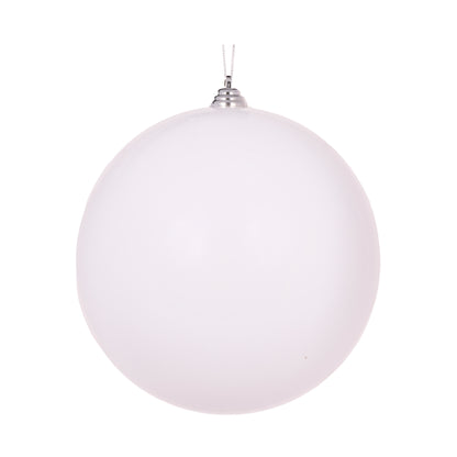 20cm White Pearl Bauble